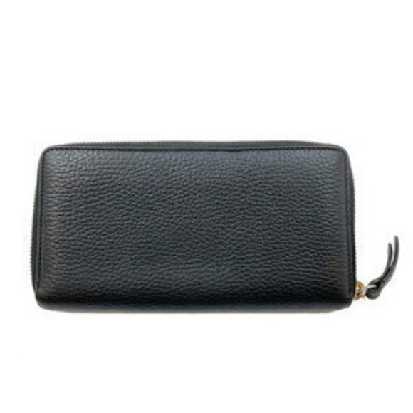 Gucci Black GG Leather Marmont Zip Wallet Long - Picture 1 of 7